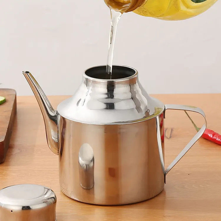 Stainless Steel Seasoning Containers Oil And Vinegar Bottle Set
