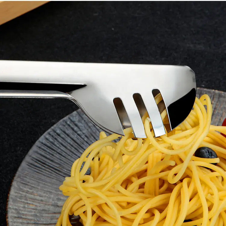 Round Shape Stainless Steel Food Clip For Cooking Spaghetti Ice Cube