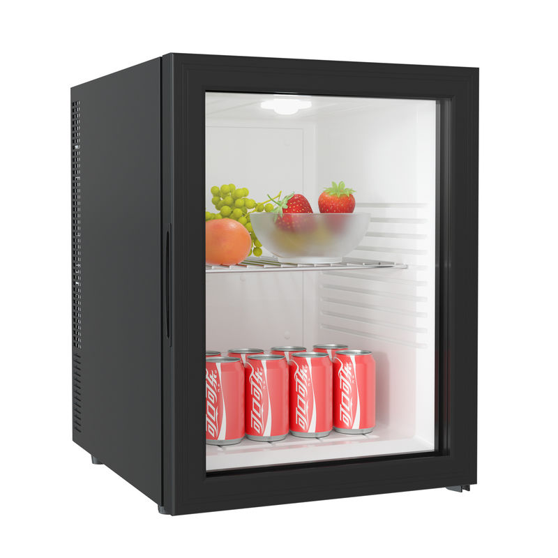Kitchen Home 36L Refrigerator Cold Room Single Door Fridge Compact Black